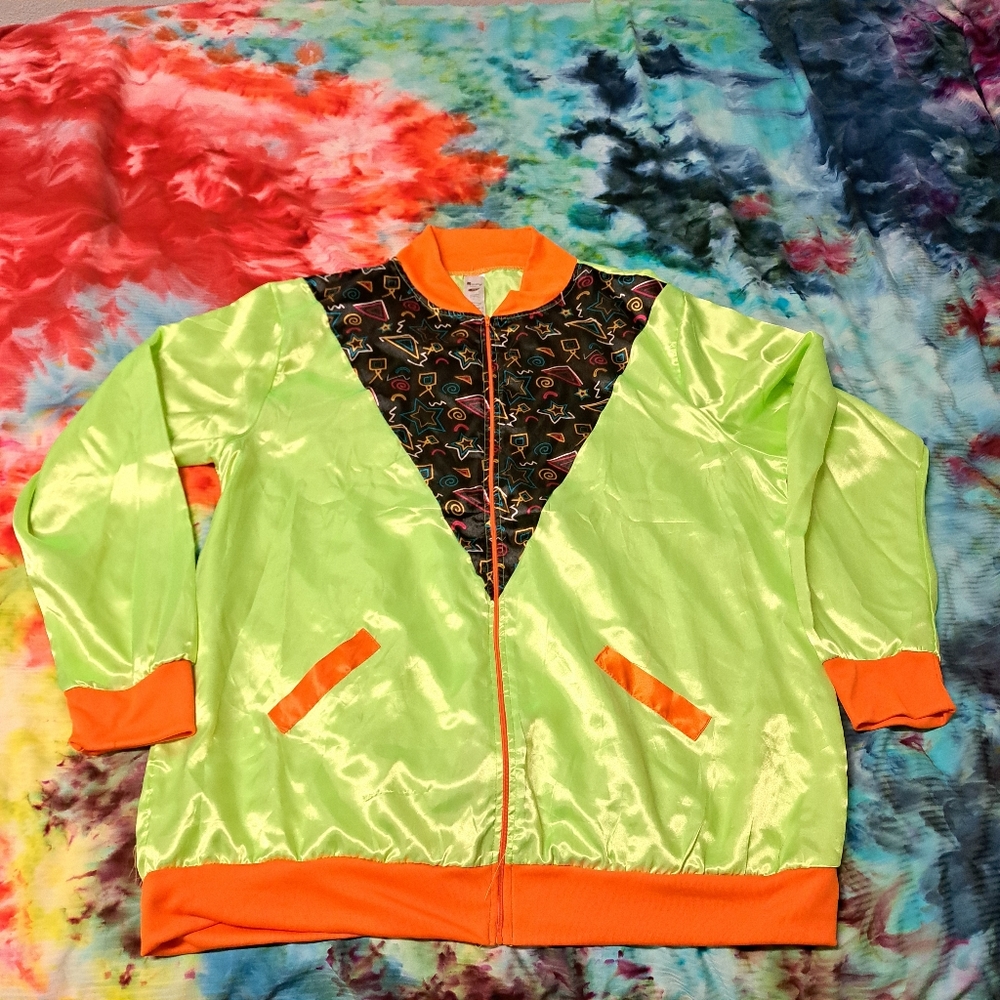 Two-Piece 80's Track Suit Costume